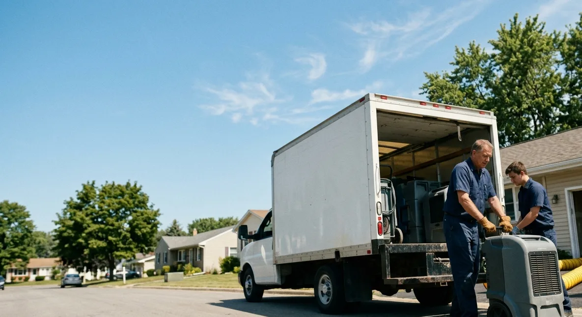 Water Damage Cleanup in Harrodsburg, IN near me